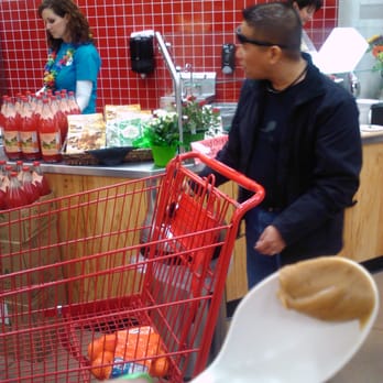 Trader Joe's - sampling cookie butter - Grocery Near Me - Plano, Texas