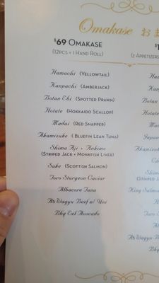 Menu photo 4 Sushi by M New York, NY Menu photo 4 Sushi by M New York, NY
