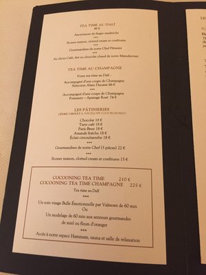 Menu photo 3 Restaurant le Meurice Alain Ducasse Paris, 75 Menu photo 3 Restaurant le Meurice Alain Ducasse Paris, 75