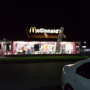 McDonald's - a car parked in front of a mcdonald's - Burgers Near Me - Southwick, Massachusetts