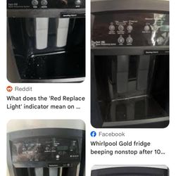 Lowe's Home Improvement - This was all the information I had was a screenshot of the type of fridge I had and two pieces of hose