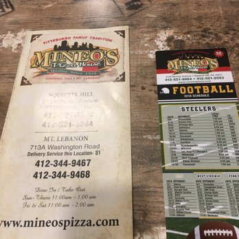 Mineo's Pizza House - Menu ! - Pizza Near Me - Pittsburgh, Pennsylvania Mineo's Pizza House - Menu ! - Pizza Near Me - Pittsburgh, Pennsylvania