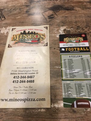 Menu photo 5 Mineo's Pizza House Pittsburgh, PA Menu photo 5 Mineo's Pizza House Pittsburgh, PA