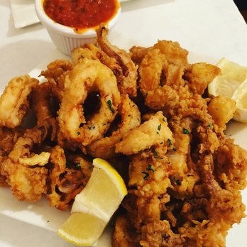 Maria's Mediterranean - Fried calamari - Seafood Near Me - Bayside, New York Maria's Mediterranean - Fried calamari - Seafood Near Me - Bayside, New York