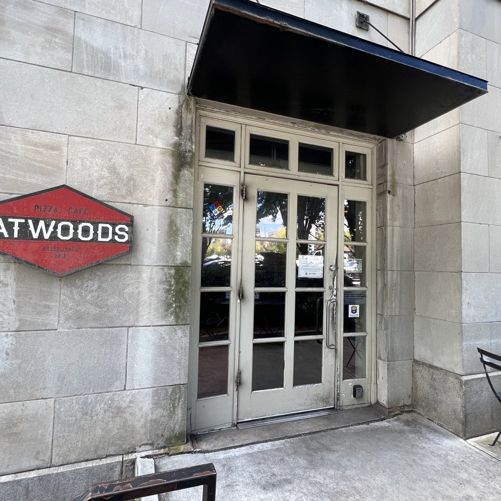 Atwoods Pizza Cafe - Entrance from the outside. - Pizza Near Me - Atlanta, Georgia