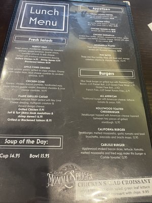 Menu photo 4 Momma Spriggs Carlisle, PA