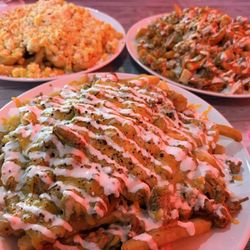Fries Galore - Chili Verde fries.