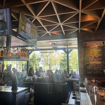 Eureka! - View from the bar! - Burgers Near Me - Ontario, California Eureka! - View from the bar! - Burgers Near Me - Ontario, California