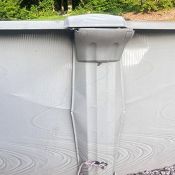 Ron's Services - Before guidance: Section of pool wall that caved in after snowstorm. - Pool & Hot Tub Service Near Me - South Windsor, Connecticut Ron's Services - Before guidance: Section of pool wall that caved in after snowstorm. - Pool & Hot Tub Service Near Me - South Windsor, Connecticut