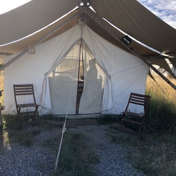Under Canvas West Yellowstone - Our tent - Campgrounds Near Me - West Yellowstone, Montana