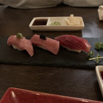 Edoko Omakase - Bluefin tuna nigiri 3 ways - Sushi Bars Near Me - Irving, Texas