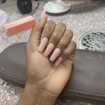 Tammy Lynn Nails & Spa - Beautiful coffin base by Helen - Nail Salons Near Me - Layton, Utah Tammy Lynn Nails & Spa - Beautiful coffin base by Helen - Nail Salons Near Me - Layton, Utah