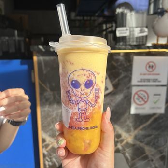 E-Tea - Mango sago - Bubble Tea Near Me - Washington, DC, District of Columbia E-Tea - Mango sago - Bubble Tea Near Me - Washington, DC, District of Columbia
