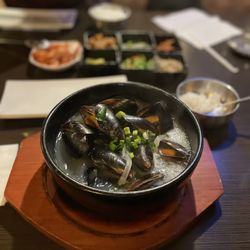 Tofu House - Korean BBQ - Mussels soup