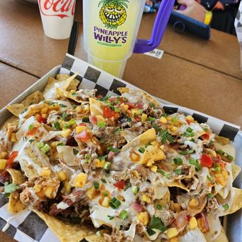 Pineapple Willy's - Loaded nachos - Seafood Near Me - Panama City Beach, Florida