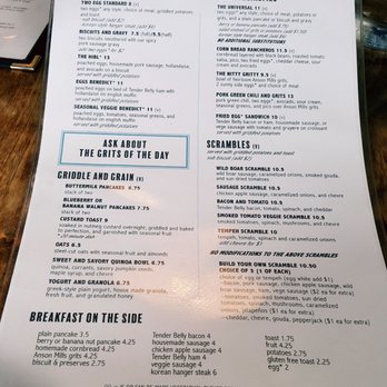 The Universal - Breakfast menu - Breakfast & Brunch Near Me - Denver, Colorado