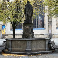 Brunne : Kurfürst Johann Georg I. - Brunnen auf dem Fleischmarkt: Kurfürst Johann Georg I.