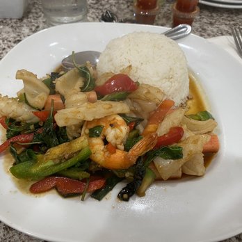 Thai House Express - Seafood basil - Thai Near Me - Monterey Park, California Thai House Express - Seafood basil - Thai Near Me - Monterey Park, California