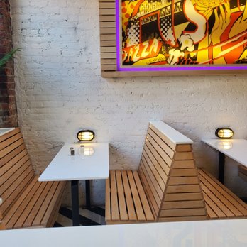 Slice Astoria - Seating area - Pizza Near Me - Astoria, New York