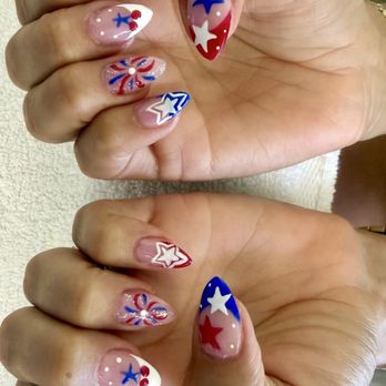 Ivory Nails - Love my 4th of July nails by Merry! - Nail Salons Near Me - Costa Mesa, California Ivory Nails - Love my 4th of July nails by Merry! - Nail Salons Near Me - Costa Mesa, California