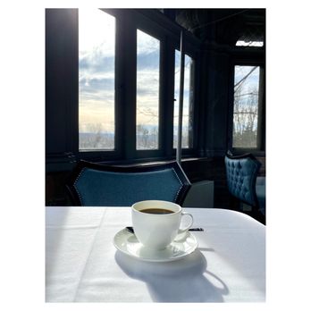 Café Boulud at Blantyre - a cup of coffee on a saucer - Desserts Near Me - Lenox, Massachusetts Café Boulud at Blantyre - a cup of coffee on a saucer - Desserts Near Me - Lenox, Massachusetts