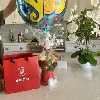 Edible Arrangements - Mini birthday arrangement with balloon - Gift Shops Near Me - Tempe, Arizona Edible Arrangements - Mini birthday arrangement with balloon - Gift Shops Near Me - Tempe, Arizona