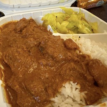 Lasoon - Mini Butter Chicken, Basmati White Rice, Cabbage Bhaji - Himalayan/Nepalese Near Me - Aiea, Hawaii Lasoon - Mini Butter Chicken, Basmati White Rice, Cabbage Bhaji - Himalayan/Nepalese Near Me - Aiea, Hawaii