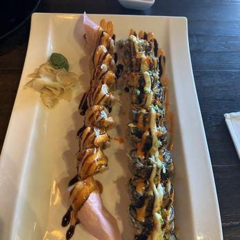 Sake Asian Fusion - Angry Bird Roll and BMW Roll - Sushi Bars Near Me - Jacksonville, North Carolina