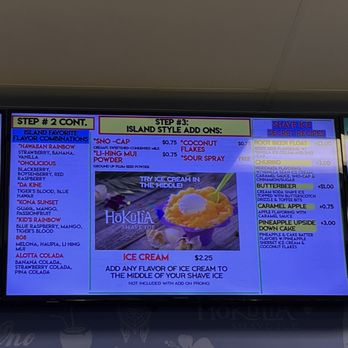 Hokulia - Step #2 Menu - Ice Cream & Frozen Yogurt Near Me - Olathe, Kansas