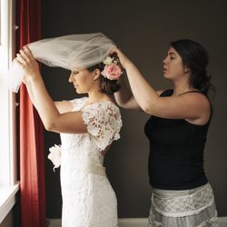 Caviar & Curls - Working on location with one my beautiful brides.