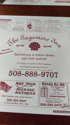 Menu photo 3 The Sagamore  Sagamore, MA