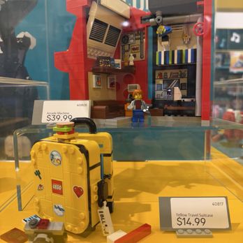 Lego Store - Arcade machine , yellow travel luggage - Toy Stores Near Me - Pleasanton, California Lego Store - Arcade machine , yellow travel luggage - Toy Stores Near Me - Pleasanton, California