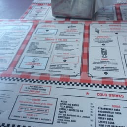 Menu of delicious burgers Menu of delicious burgers