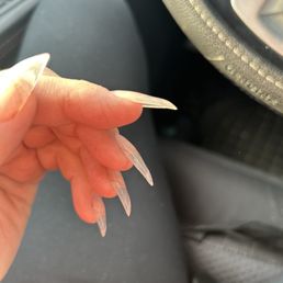 Uneven acrylic job