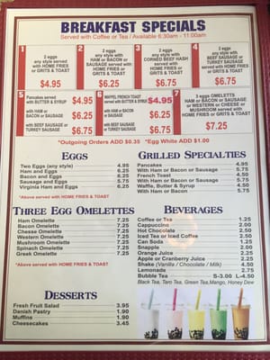 Menu photo 2 Perry’s Coffee Shop Bronx, NY
