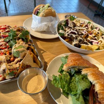 Veggie Grill by Next Level - The spread - Vegan Near Me - Burbank, California Veggie Grill by Next Level - The spread - Vegan Near Me - Burbank, California