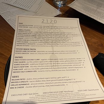 2120 - New American Near Me - Seattle, Washington 2120 - New American Near Me - Seattle, Washington