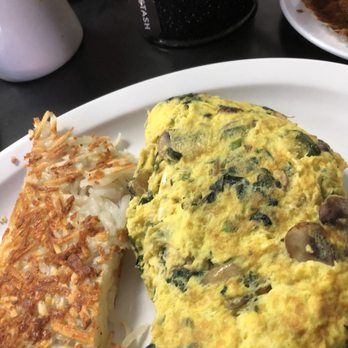 Janet's Cafe and Deli - Asparagus omelette (minus tomato, I don't like them) - New American Near Me - Santee, California