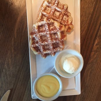 Medina Cafe - Waffles with ice cream and passion fruit - Breakfast & Brunch Near Me - Vancouver, British Columbia Medina Cafe - Waffles with ice cream and passion fruit - Breakfast & Brunch Near Me - Vancouver, British Columbia