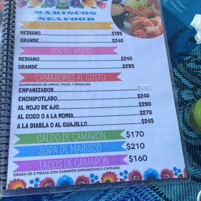 Menu photo 3 El Rincón De La Tia Tulum, ROO