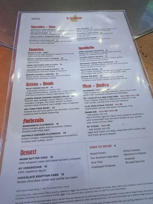 Menu photo 1 El Galleon Avalon, CA