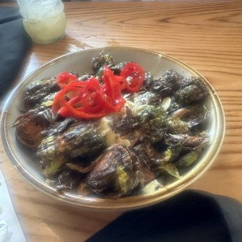 Charred - Brussel Sprouts - Pizza Near Me - Midlothian, Virginia Charred - Brussel Sprouts - Pizza Near Me - Midlothian, Virginia