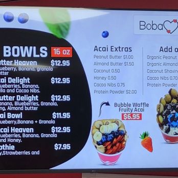 Boba Love - Left menu screen - Bubble Tea Near Me - San Diego, California Boba Love - Left menu screen - Bubble Tea Near Me - San Diego, California