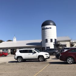 Store looks like a barn with silo