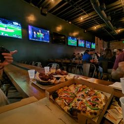 Progress On Main - Pizza and wings!