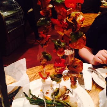 Canton Regio - Shrimp, chicken and veggie skewers...trio for $15... - Mexican Near Me - Chicago, Illinois