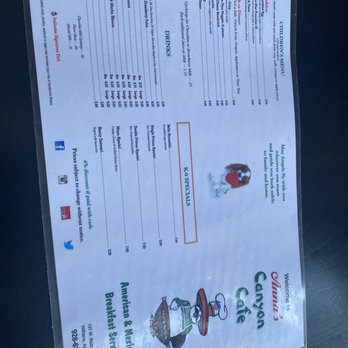 Grand Canyon Coffee And Cafe - Menu - Cafes Near Me - Williams, Arizona Grand Canyon Coffee And Cafe - Menu - Cafes Near Me - Williams, Arizona
