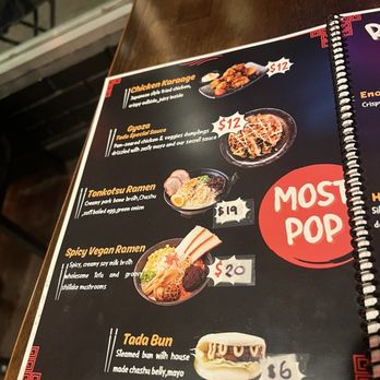 Tada Ramen & Yakitori - popular menu - Ramen Near Me - Oakland, California Tada Ramen & Yakitori - popular menu - Ramen Near Me - Oakland, California