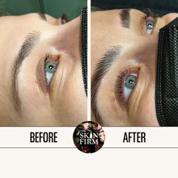 The Skin Firm - Brow lamination and lash lift and tint by Emerald