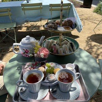 Sugarbird Cafe - Tea service served outside - Bakeries Near Me - Glendale, California Sugarbird Cafe - Tea service served outside - Bakeries Near Me - Glendale, California